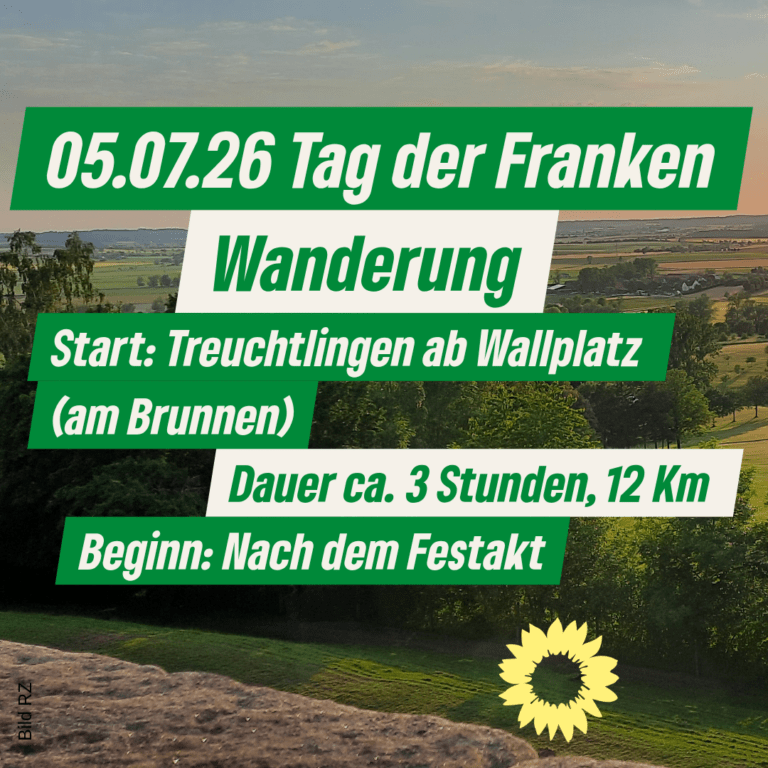Wandern mit dem Bezirksvorstand am Tag der Franken
